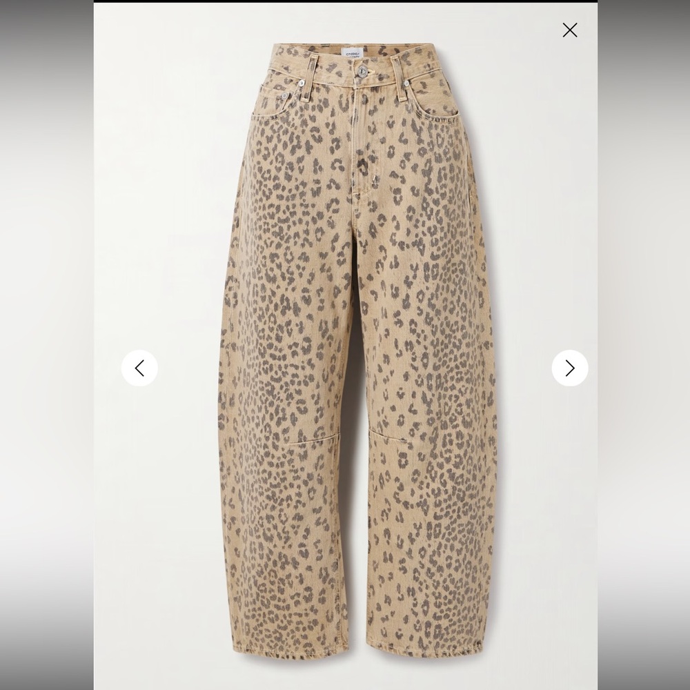 Citizens Of Humanity Leopard Jeans